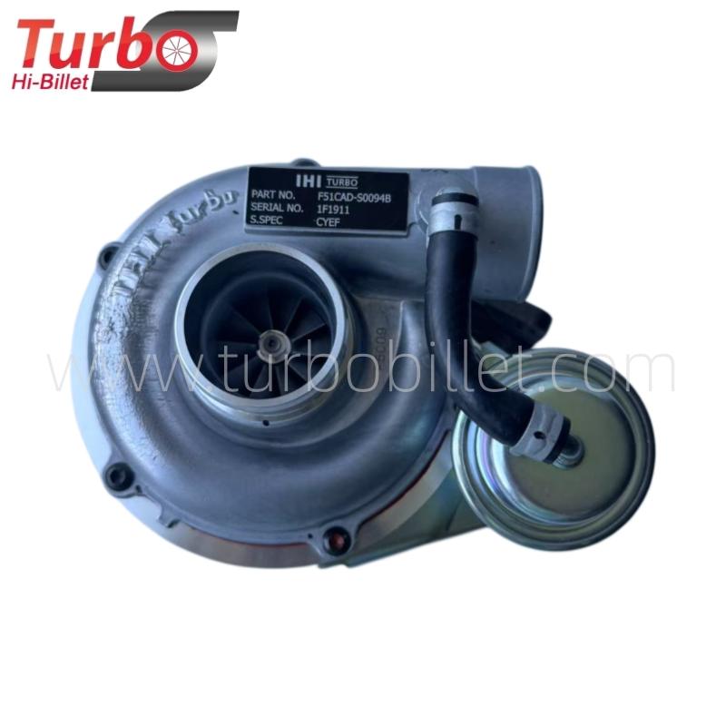 IHI RHF5 Turbo 123945-18010 12394518010 VC430094 VA430094 VB430094 F51CADS0094B F51CAD-S0094B for Yanmar Marine, Industrial 4TNV106T engine